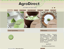 Tablet Screenshot of agrodirect.de
